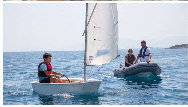Yelken eğitmeni, hafta sonu kursları, Çeşme